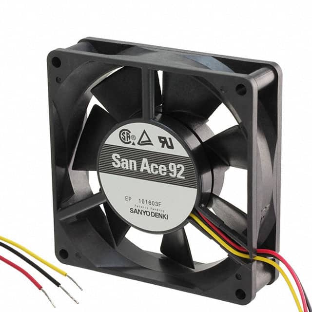 109P0924W4D01 FAN AXIAL 92X25MM 24VDC WIRE