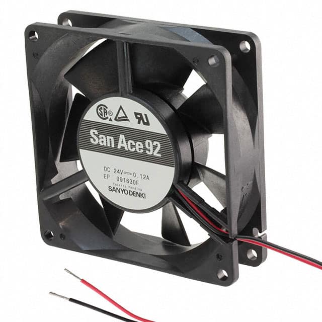 109P0924H4021 FAN AXIAL 92X25MM 24VDC WIRE