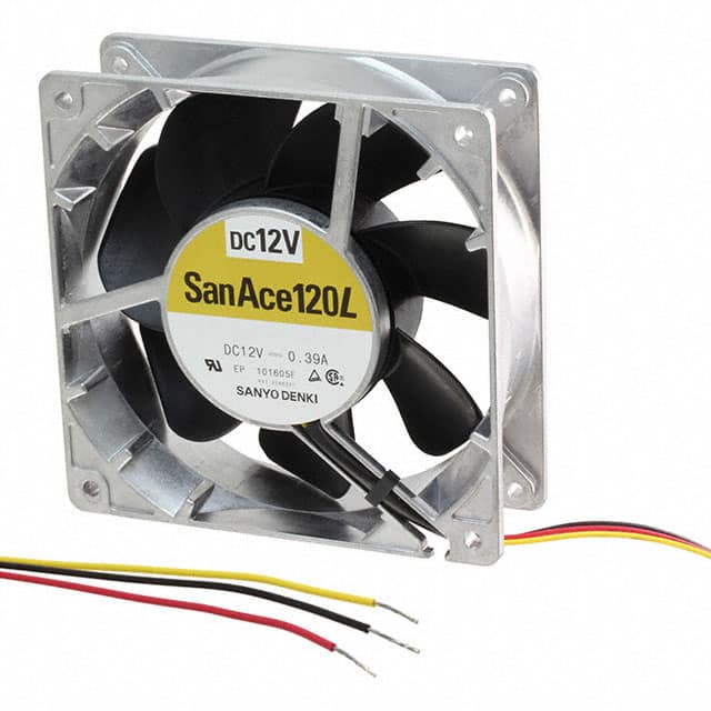 9LB1212H101 FAN AXIAL 119X38MM 12VDC WIRE