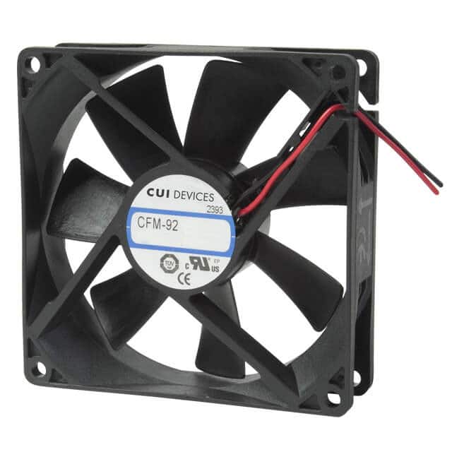 CFM-9225-13-10 FAN AXIAL 92X25.4MM 12VDC WIRE