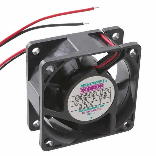 A6025H12D-FSR FAN AXIAL 60X25MM 12VDC WIRE