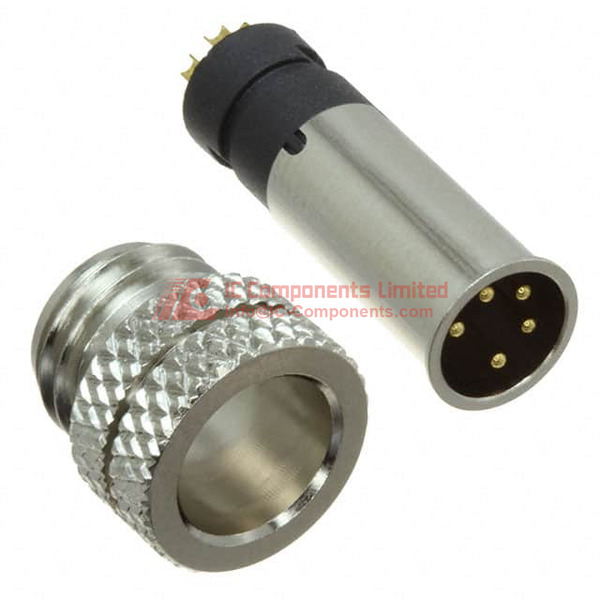 854909 The NorComp 854A005-103RLS4 is a male receptacle connector featuring 5 positions and a solder cup termination. It offers an IP67 ingress protection rating.