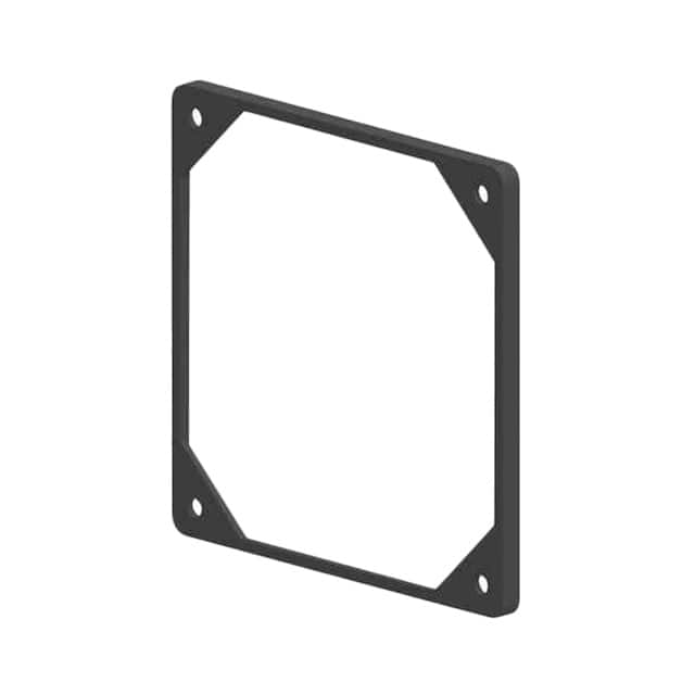FGA-50 FAN GASKET BLACK 50MM