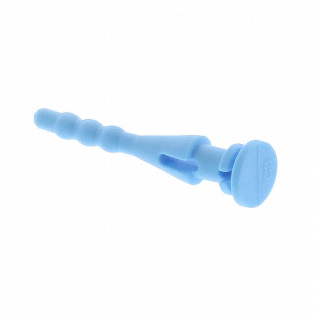 F-349-C8002 SCREW GROMMET THERMOPLASTIC BLUE