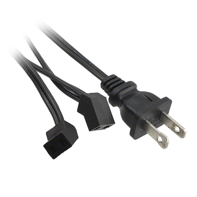 C45-2DC-72P FAN CORD 45DEG 2POS 72" AC PLUG