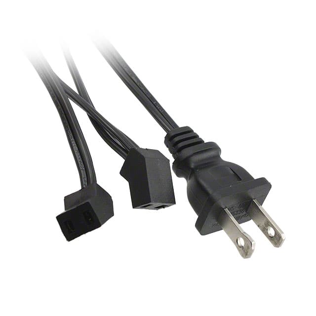 C45-2DC24-72P FAN CORD 45DEG 2POS 72" AC PLUG