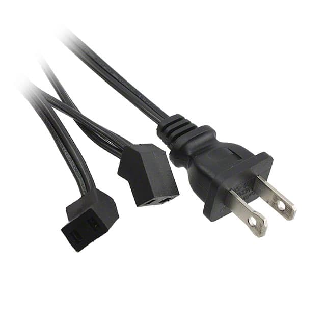 C45-2DC-144P FAN CORD 45DEG 2POS 144" AC PLUG