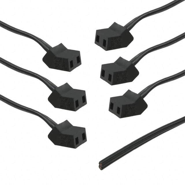C45-6DC FAN CORD 45DEG 6POS 24"