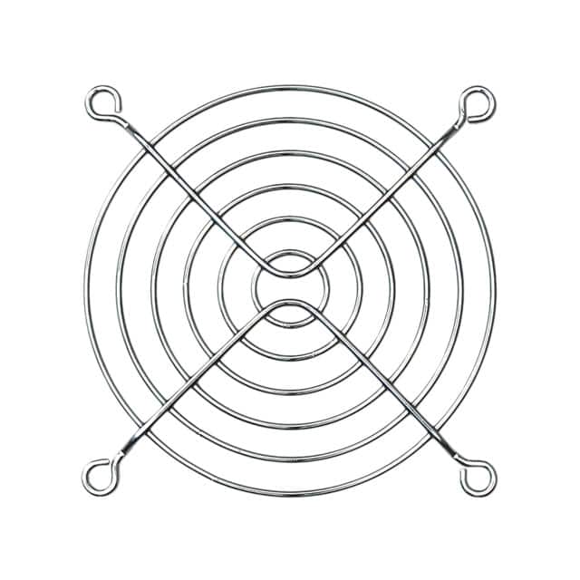 SC92-W2 92MM FAN GUARD NICKEL CHROME