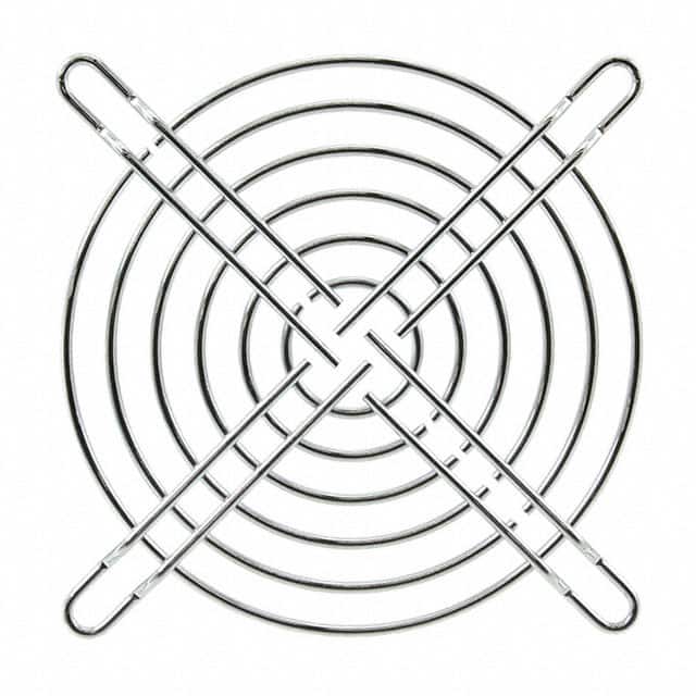 109-049E 80MM FAN GUARD SILVER