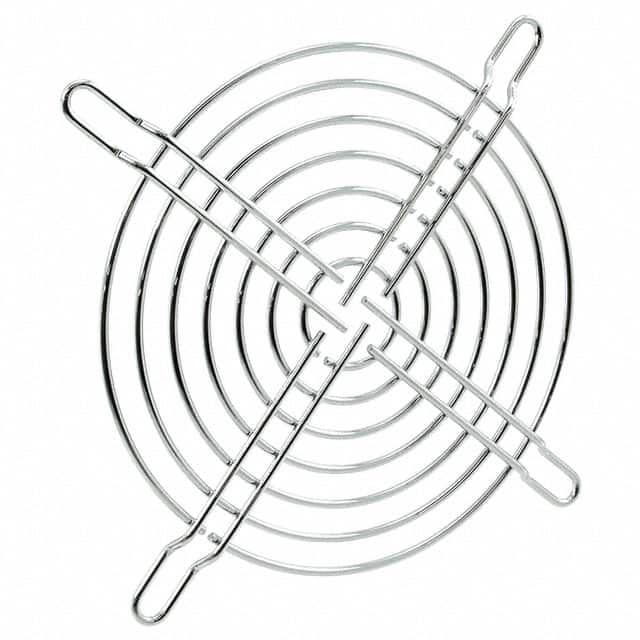 109-1104 150MM ROUND FAN GUARD SILVER