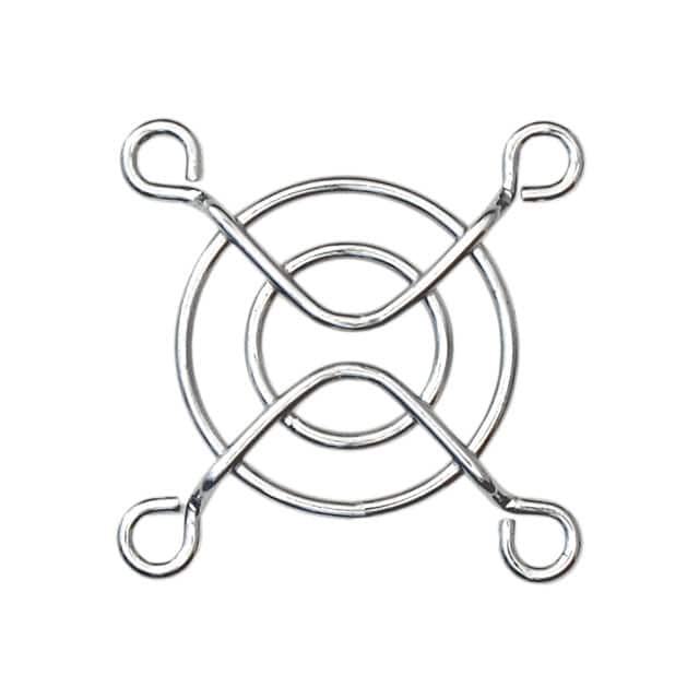 SC40-W2 40MM FAN GUARD NICKEL CHROME