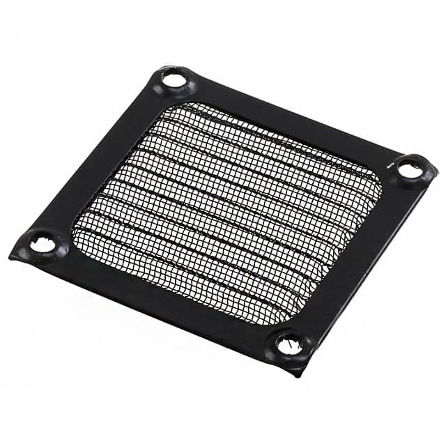 06250-B FAN FILTER ANODIZED BLACK 60MM
