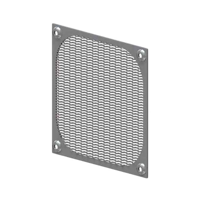 MFF-92 FAN FRAME FILTER ALUM/STN 92MM