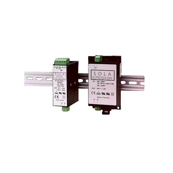 SCP-MDC The SolaHD SCP-MDC is a metal DIN rail clip designed for use with the SolaHD SCP Series power supplies. It offers a secure mounting solution for industrial control and instrumentation applications.
