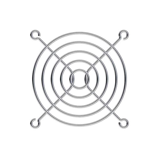 SC80-W6 80MM FAN GUARD FLAT NICKELCHROME