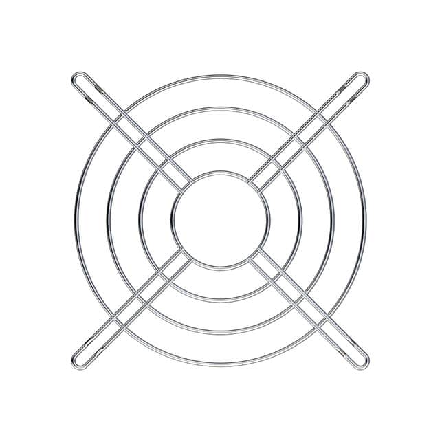 SC120-W8 120MM FAN GUARD NICKEL CHROME