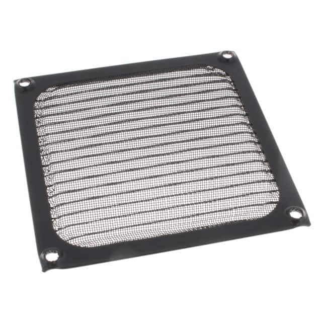 AFM-92B ALUMINUM FAN FILTER BLACK 92MM
