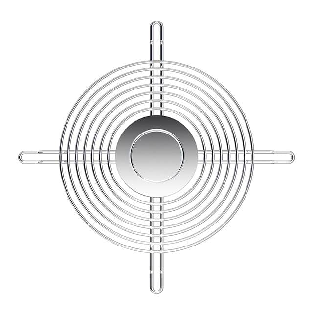 SC100-W37 127MM FAN GUARD NICKEL CHROME