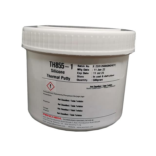 TH855-5-500G-JAR SILICONE THERMAL PUTTY