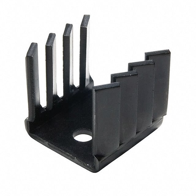 V2003X HEAT SINK BLK ANOD ALUM TO-220