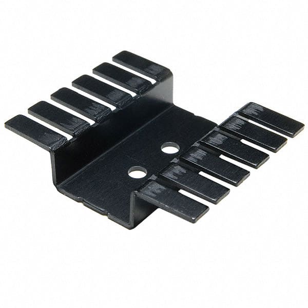 V2008B HEATSINK BLK ALUM TO-220 DUAL