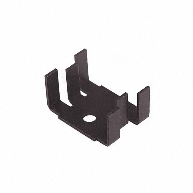 PA1-1CB HEATSINK .50"H BLACK TO-220