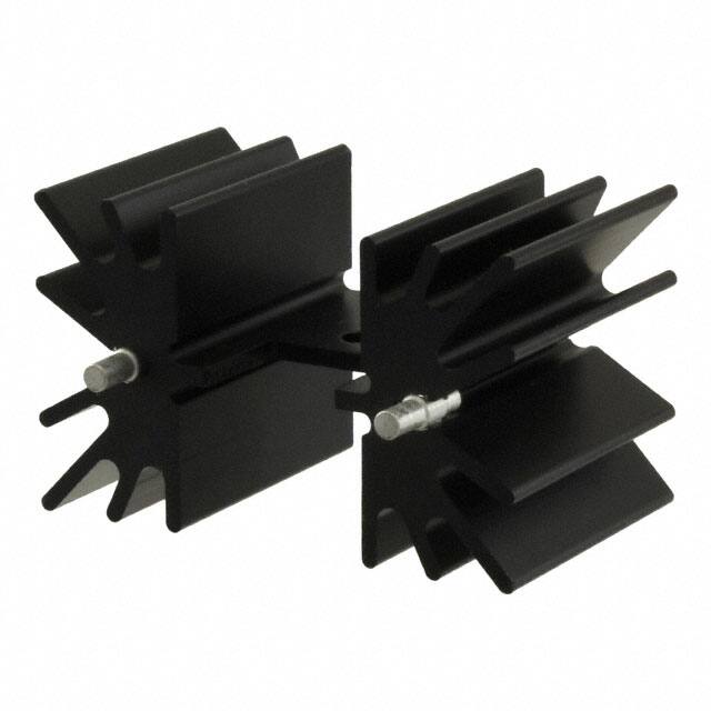 647-10ABEP HEATSINK TO-220 W/PINS BLK 1"