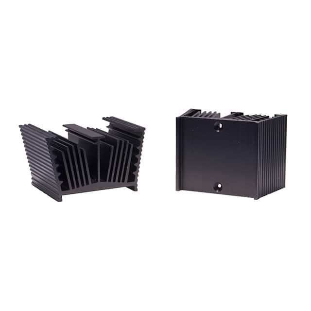 VXA-55-101E EXTRUDED HEATSINK ANODIZED 55MM