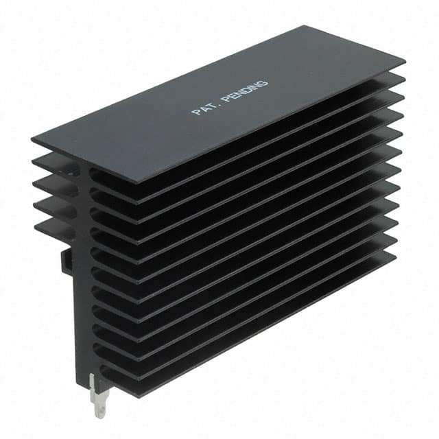 CR101-75AE ALUMINUM HEATSINK 75MM BLK ANODI