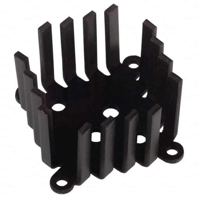 500403B00000G HEATSINK TO-3 12W H=1.25" BLK