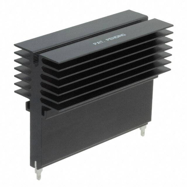 CR301-75AE ALUMINUM HEATSINK 75MM BLK ANODI