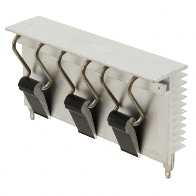 C220-075-3VE HEATSINK AND CLIPS FOR 3 TO-220