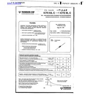 ICTE-5S The ICTE-5S is a special purpose transistor manufactured by Thomson-CSF. It features RoHS3 compliance and an MSL rating of 1.