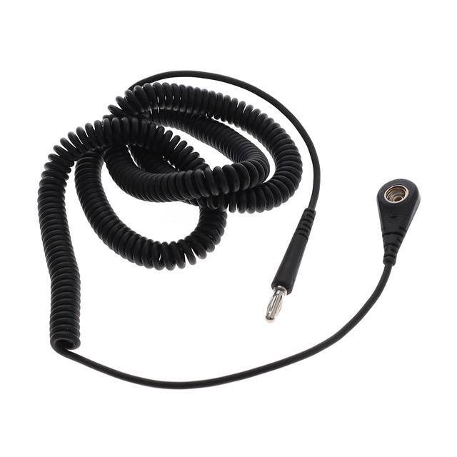 19864 COILED GROUND CORD, 12FT, WITH 7