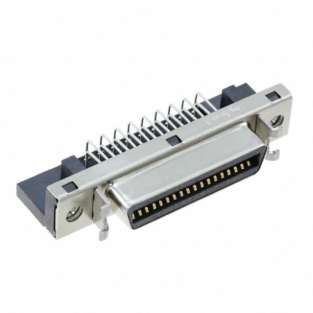858F036B21200D1 CONN RCPT 36POS R/A SOLDER