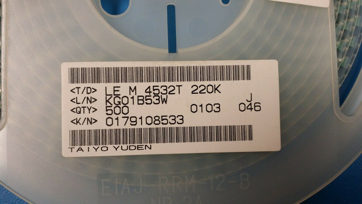 LEM4532T220K The Taiyo Yuden LEM4532T220K is a general purpose, surface mount fixed inductor with 22uH inductance and a 10% tolerance. It features a 0.2A rated current and operates within a -25°C to 85°C temperature range.