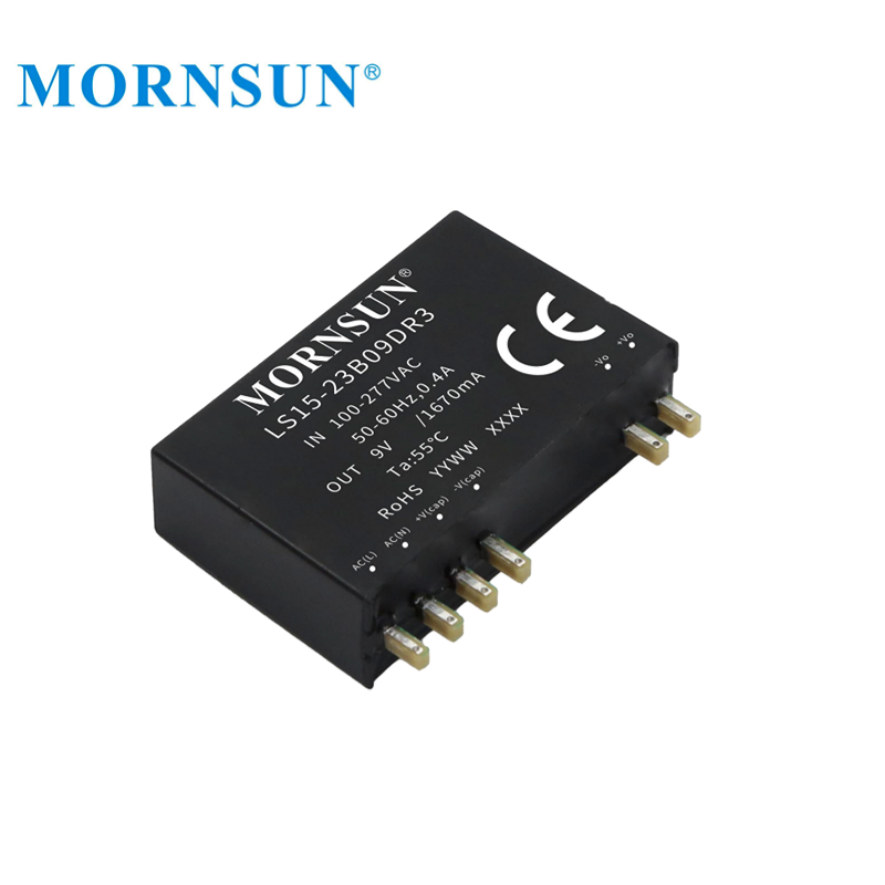 LS15-23B24DR3 The Morning Star Industrial LS15-23B24DR3 is a 15W AC DC converter with a 24V output. It features an input voltage range of 85-305 VAC and 100-430 VDC.
