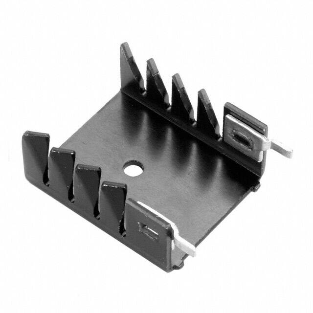 265-118ABHE-22 HEATSINK VERT ALUM BLACK TO-220