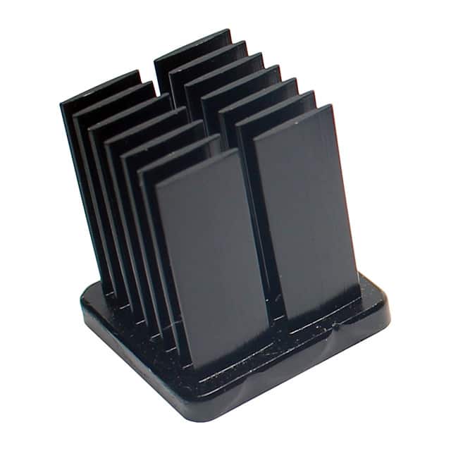 AER21-21-18CB/A01 HEATSINK FORGED BLK ANO TOP MNT