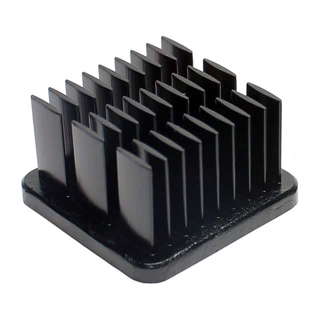 AER27-27-18CB/A01 HEATSINK FORGED BLK ANO TOP MNT