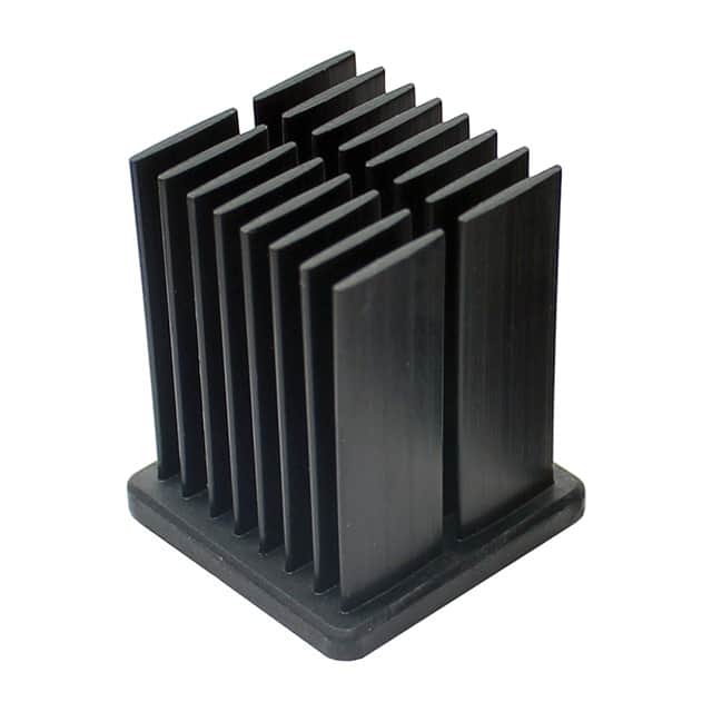 AER23-23-15CB/A01 HEATSINK FORGED BLK ANO TOP MNT