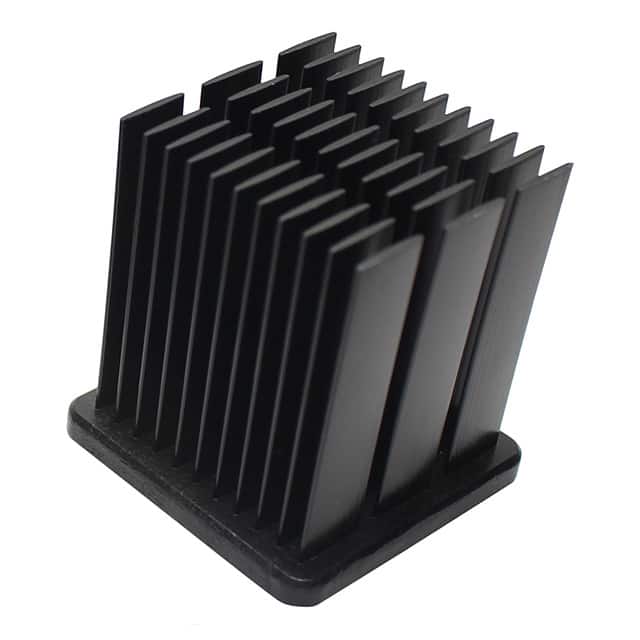 AER31-31-12CB/A01 HEATSINK FORGED BLK ANO TOP MNT