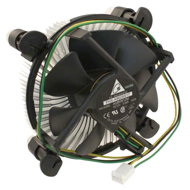 FHS-A9025S17 FAN CPU COOLER 90X19.1MM 12VDC