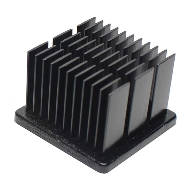 AER33-33-23CB/A01 HEATSINK FORGED BLK ANO TOP MNT
