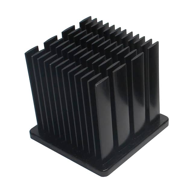 AER35-35-12CB/A01 HEATSINK FORGED BLK ANO TOP MNT