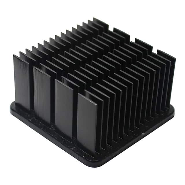 AER45-45-23CB/A01 HEATSINK FORGED BLK ANO TOP MNT