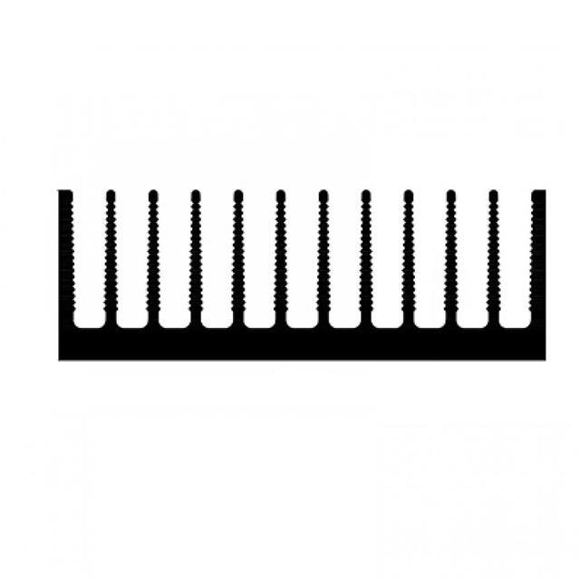 SAR114ASX100MM EXTRUDED HEATSINK 114X100MM