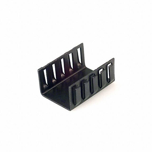 7-300-000-BA HEATSINK HORZ .62"H BLACK TO-220