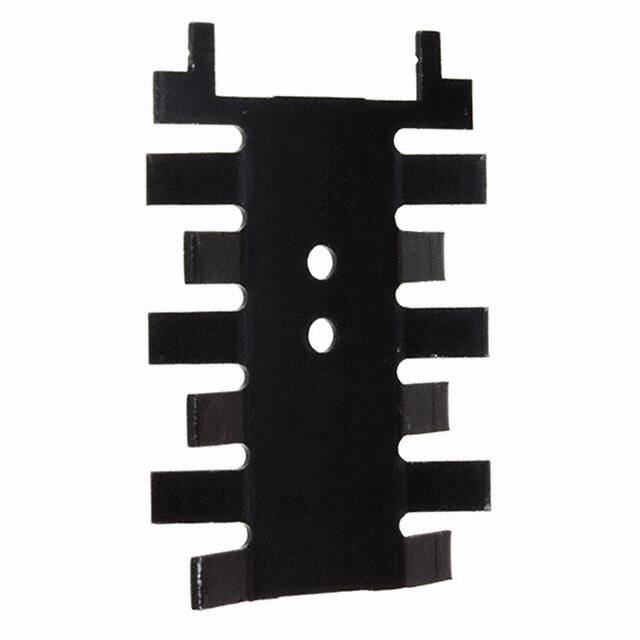 7-310-BA HEATSINK VERT W/TABS BLK TO-220
